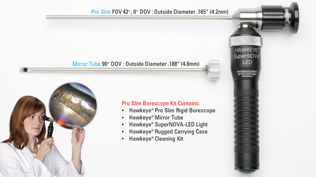 Hawkeye® Pro Slim Borescopes .165" OD Starting at 1,695