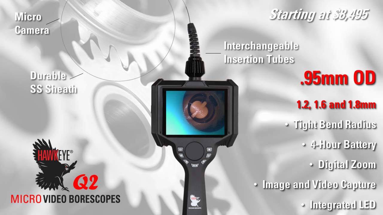 Link to Hawkeye® Q2 Micro Video Borescopes (.95, 1.2, 1.6 and 1.8mm)