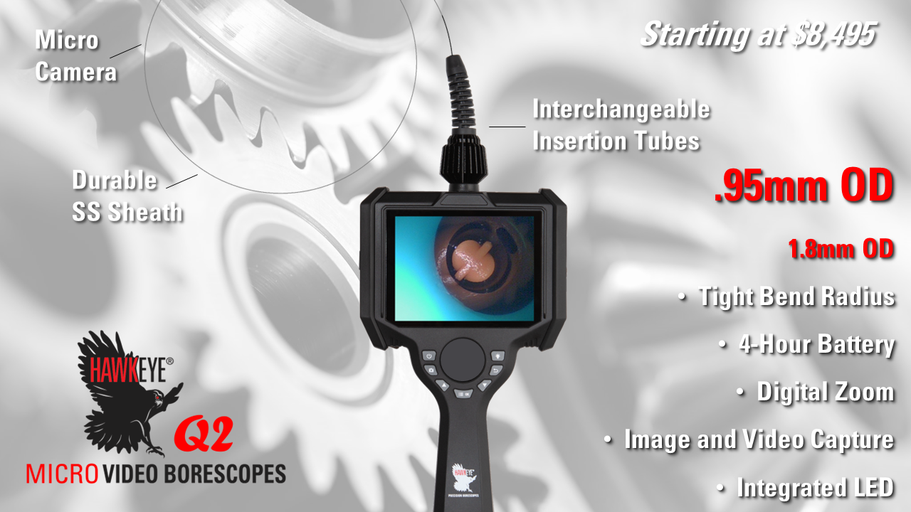 Link to Hawkeye® Q2 Micro Video Borescopes (.95 and 1.8mm)